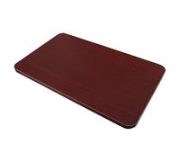 ULTECHNOVO Tablero de Mesa Rectangular de Repuesto 50x30 Cm, Madera Maciza de Teca Color Marrón Claro, Superficie Lisa Resistente para Cocina, Oficina y Sala de Estar, Encimera Pequeña