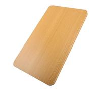 ULTECHNOVO Tablero Rectangular de Madera Maciza Beige de 50 X 30 Cm para Mesa de Cocina y Oficina, Tablero Grueso Esquinas Redondeadas, Superficie Resistente y Fácil Limpieza, Adecuado