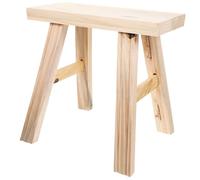 ULTECHNOVO Taburete De Madera Pequeño para Baño Banquito Bajo Multifuncional Asiento Retro Resistente para Cambio De Calzado y Apoyo El Hogar Práctico y Portátil
