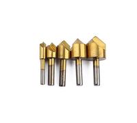 ULTECHNOVO Taladros De Desbarbado Stainless Steel 5 Piezas Broca Avellanadora Broca Para Desbarbar Avellanar Desbarbado Ferramentas Taladros De Madera