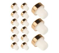 ULTECHNOVO Tamaño 2.50x2.20x2.20cm 15 Piezas Tapón en Forma de T Plástico Resistente Sellado Mejorado para Botellas de Vidrio y Aroma Adecuado para Dormitorio y Hotel