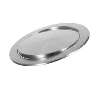 ULTECHNOVO Tapa de Basura Abatible Empotrada de Acero Inoxidable para Cubo de Encimera Diámetro 248 MM Cubierta Integrada para Cocina Baño y Oficina Conducto de Desechos Sistema