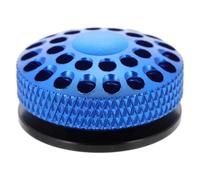 ULTECHNOVO Tapa de Horquilla de Bicicleta de Aleación de Aluminio Azul Diseño Hueco y Alta Densidad, Cubierta Reemplazable para Bicicleta de Montaña Profesional
