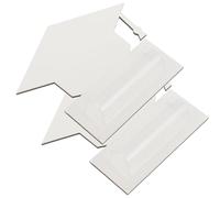 ULTECHNOVO Tarjetas de Felicitación de Graduación 2 Piezas DIY con Forma de Birrete 120X103X3 MM Tarjetas en Blanco para Sublimación Porta Dinero en Ideales para Regalos y Fiestas de