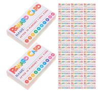 ULTECHNOVO Tarjetas de Recompensa Perforadas Dibujos Animados, 300 Unidades en Paquete, Papel Decorativo para Aula y Motivación Escolar, Herramientas de Enseñanza para Incentivar Estudiantes