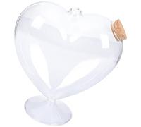 ULTECHNOVO Tarro Decorativo de Vidrio Forma Frasco para Almacenar Dulces y Snacks Tarro de Cristal Tapa de Corcho para Uso Cocina y Decoración de Fiestas Hogar