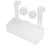 ULTECHNOVO Taza de Maceta para Pecera de Acrílico Ventosa y Gancho, Soporte Reutilizable para Plantas Acuáticas en Acuario y Tanque de Peces