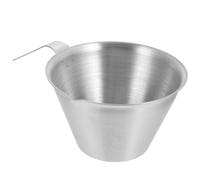 ULTECHNOVO Taza Medidora de Espresso de Acero Inoxidable con Mango y Vertedor Vaso Dosificador Resistente con Precisa para Uso Cafeterías y