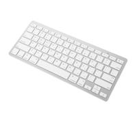 ULTECHNOVO Teclado Hebreo Inalámbrico Silencioso Ultrafino para Computadora, Teclado de Membrana Compacto, Adecuado para Uso en Oficina y Movilidad