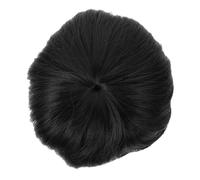 ULTECHNOVO Toupee para Hombre Ligero y Cómodo Cabello Corto Liso Realista Parche Invisible sin Costuras para Calvas y Reemplazo Natural para Uso Diario y Eventos