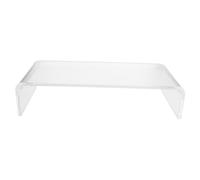 ULTECHNOVO Transparente de Acrílico para Teclado con Soporte Elevador de Monitor Protector Polvo y Multifuncional para Escritorio Medidas Exteriores para Gatos y Mascotas