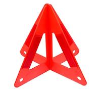 ULTECHNOVO Triángulo Material en Automóvil de Emergencia para Reflectante Plegable Pvc Rojo, Fácil de Transportar y Señal de Seguridad para Emergencias Carretera