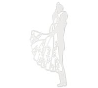 ULTECHNOVO Troquel de Corte para Manualidades DIY de Boda, Molde Metálico de Acero al Carbono para Tarjetas y Decoración, Plantilla de Troqueles para Álbumes y Scrapbooking