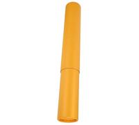ULTECHNOVO Tubo Extensible para Pósteres y Obras de Arte, Cilindro de Almacenamiento de Papel Tapa Segura, Color Amarillo, 35 Cm Extendible hasta 62 Cm, Diámetro Interno 6 Cm, Protección