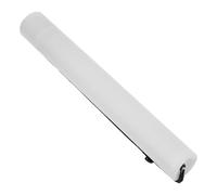 ULTECHNOVO Tubo Porta Carteles Extensible Blanco con Correa, Soporte de Almacenamiento para Planos y Dibujos, Tubo de Dibujo Plástico Ajustable, Adecuado para Artistas y Transporte de Obras