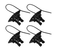 ULTECHNOVO Válvula de Inflado para Kayak Válvula de Aire Inflable para Bote PVC Negro 4 Piezas Sellado Fiable Inflado y Desinflado Rápido para Bote Inflable Repuestos