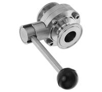 ULTECHNOVO Válvula de Sanitaria de Acero Inoxidable 304 Roscada 25 5 Ligera con Palanca Manual para Tanque Asiento Metálico Adecuado para Elaboración de Cerveza y Procesos Higiénicos