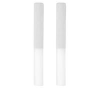 ULTECHNOVO Varillas para Cuencos de Cristal Acrílicas 2 Unidades Diseño Hueco y Macizo para Meditación y Yoga Tibetano Palo para Cuenco Sonoro Transparente Herramienta de Sonido