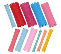 ULTECHNOVO Varillas para Permanente de Salón 100 Piezas Herramienta para Cabello Rizado Reutilizable Varillas Calentadoras de Colores Mixtos Tamaño Pequeño para Uso Doméstico y