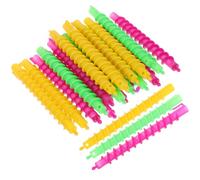 ULTECHNOVO Varillas para Rizos Permanentes en Espiral, 100 Piezas, Rizadores para Cabello Largo, Kit de Herramientas para Peinado en Casa y Peluquería, Accesorios para Rizos Color Aleatorio