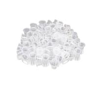 ULTECHNOVO Vasos Desechables Tamaño Pequeño 8 Mm para Maquillaje Permanente, 1000 Unidades Transparentes para Pigmentos y Aplicación Rápida en Tratamientos de Cejas y Pestañas