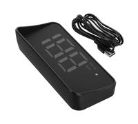 ULTECHNOVO Velocímetro GPS para Vehículos con Pantalla LCD Verde Compás Integrado Medidor de Real Compatible con USB y Fácil Instalación