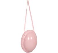 ULTECHNOVO Vientre Inflable para Disfraz de Papá Noel, Accesorio de Barriga Falsa de Embarazo de Pvc, Tamaño Mediano, Color Rojo, Adecuado para Fiestas Navideñas y Disfraces Temáticos,