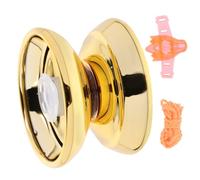 ULTECHNOVO Yo-yo Rotación Rápida para Principiantes de Aleación Dorado con Eje Fijo Juguete Divertido y Educativo Color Aleatorio y Diseño para Niñas