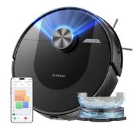 Ultenic D10 Robot Aspirador y Fregasuelos con Láser, 5000Pa + HEPA H12, Adaptación Alfombras, App/Alexa, 120 Min Autonomía