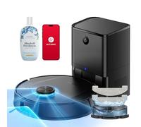 Ultenic T20Pro Robot Aspirador y Fregasuelos con Líquido Limpiador para Pisos: Láser LiDAR, Autovaciado 70 Días, Refuerzo en Alfombras | Ideal para Apartamentos y Familias con Mascotas