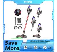 Ultenic U16 Flex Aspiradora inalámbrica 45KPa Succión 60min Tiempo de ejecución, 180 ° Varita Ultenic U16 Flex