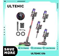 Ultenic U16 Flex Aspiradora inalámbrica 45KPa Succión 60min Tiempo de ejecución, 180 ° Varita Ultenic U16 Flex