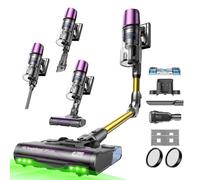 Ultenic U20Mopper Aspiradora sin Cable 60KPa/60Min, con Tanque Extraíble, Tec. Slide-to-Clean sin Ensuciarte, Limpia Bajo Muebles sin Agacharse, Cepillo Antienredos- Ideal para Suelos Duros y Mascotas