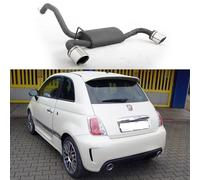 Doble Escape Deportivo Ulter Sport Para Fiat 500 Abarth 100Mm Por Lado