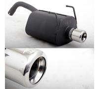 Ulter Silenciador Escape Deportivo Fiat 500 Desde Año 07 1.2l 1.4l 1x80mm + ABE