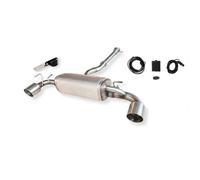 Ulter Sport - Escape (acero inoxidable, doble compatible con Toyota GR Yaris Mk2, 2024-206 kW, 2 x 115 mm)