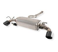 Ulter Sport Escape deportivo doble de acero inoxidable compatible con Toyota GR Yaris Mk1 2020-2024 192 kW 2 x 100 mm, carbono