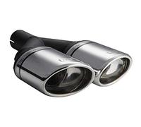 Ulter Sport Escape Finisher - doble Oval 120 x 80 mm, oblicuo - Longitud 250 mm - instalación - > 50 mm - inox