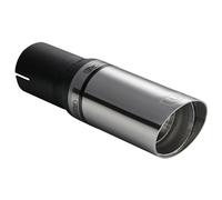 Ulter Sport Acabador de escape - Redondo Ø60mm Inclinado - Longitud 140mm - Instalación ->50mm - Inox
