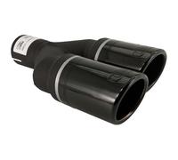 Ulter Sport nbl2 - 70rsr Finisher de escape (derecho) - doble redondo ø70 mm - Longitud 200/180 mm - instalación - > 50 mm - inox negro