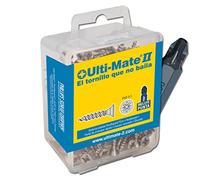 Ulti-Mate II B40050L1 - Pack de 40 tornillos para madera (4 x 50 mm) y punta PSD (25 mm) en caja grande