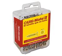 Ulti-Mate II S30035L - Pack de 100 tornillos para madera (3 x 35 mm) en caja grande