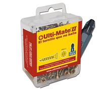 Ulti-Mate II S35040L1 - Pack de 100 tornillos para madera (3,5 x 40 mm) y punta PSD (25 mm) en caja grande