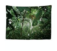 Ulticool - Appeso a Parete Decoración Casa - Bosque tropical ecológico verde plantas - 200 x 150 cm Grande - Murales Alfombra Tapiz Pared - Tapices Decorativo para Habitacion Dormitorio Salon