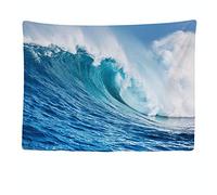 Ulticool - Appeso a Parete Decoración Casa - Ondas Mar para Navegar Playa el Verano - 200 x 150 cm Grande - Murales Alfombra Tapiz Pared - Tapices Decorativo para Habitacion Dormitorio Salon