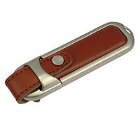 Ulticool - Llavero Cuero 16 GB - Memoria Almacenamiento de Datos - USB Flash Pen Drive Memory Stick - Marrón