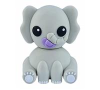 Ulticool - Memoria USB de elefante de 32 GB - Diseño práctico y elegante para baby shower, mujeres, novia o amante de elefantes - Gris