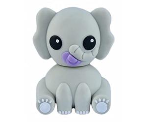 Ulticool - Memoria USB Elefante 16 GB - Diseño práctico y elegante para baby shower, mujeres, amiga o amantes de los elefantes - Gris