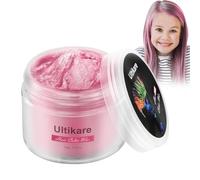 Ultikare - Cera de color para el cabello, cera temporal para el cabello, crema instantánea para el cabello, lavable, pomada de color natural, para hombres y mujeres, para fiestas, cosplay y Halloween