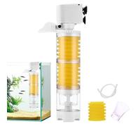 Ultim-ate - Filtro de tanque Fishtopia Ultima-te, filtro de vacío multifuncional para peceras, filtro de esponja bioquímica 3 en 1 para acuario, filtración, oxigenación, circulación (10 W)